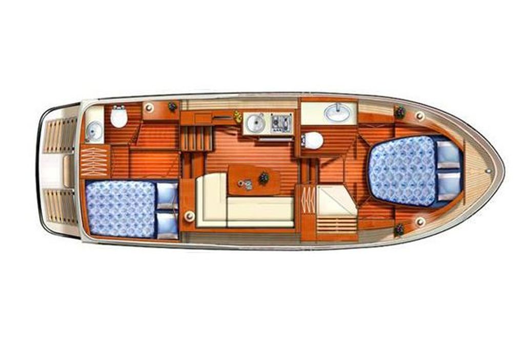 Linssen-Grand-Sturdy-30-9 - Grey Flannel - Grundriss - Hausboot